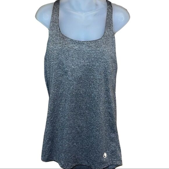 Icyzone Built-In Bra Criss Cross‎ Back Tank Women's Size XXL athletic yoga - Picture 1 of 6